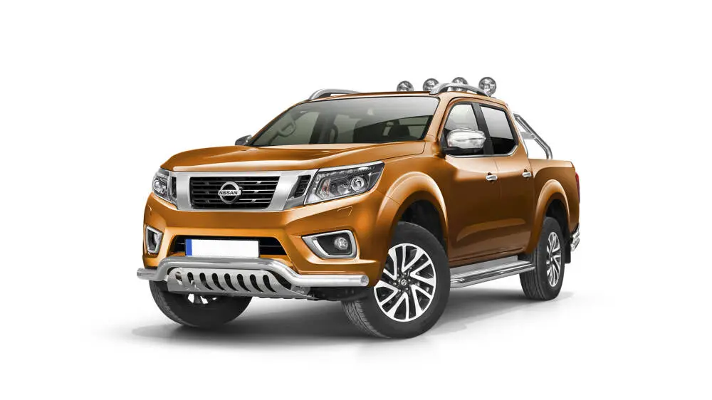 Frontfangerbeskytter rør nedre Nissan Navara IV (NP300) 2015 - 2022 | med underseksjonsplate – bilde 2