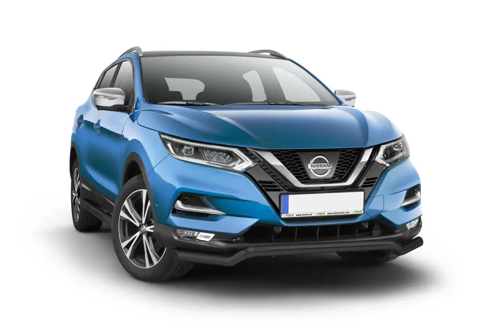 Frontfangerbeskytter rør nedre Nissan Qashqai (J11) Facelift 2017 - 2021 │ Black Edition