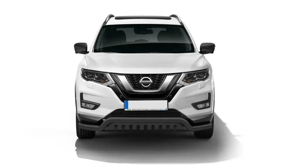Frontfangerbeskytter rør nedre Nissan X-Trail III (T32) Facelift 2017 - 2021 | med underseksjonsplate Black Edition