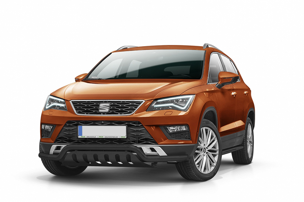 Frontfangerbeskytter rør nedre Seat Ateca 2016 -> │ med underseksjonsgrill Black Edition