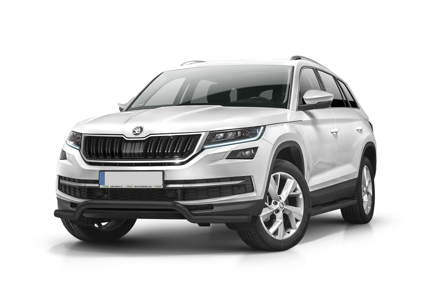 Frontfangerbeskytter rør nedre Škoda Kodiaq I 2016 - 2024 │ Black Edition