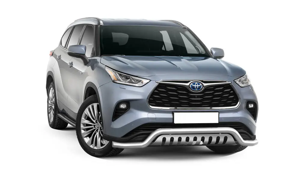 Frontfangerbeskytter rør nedre Toyota Highlander IV (XU70) 2020-> med underseksjonsgrill
