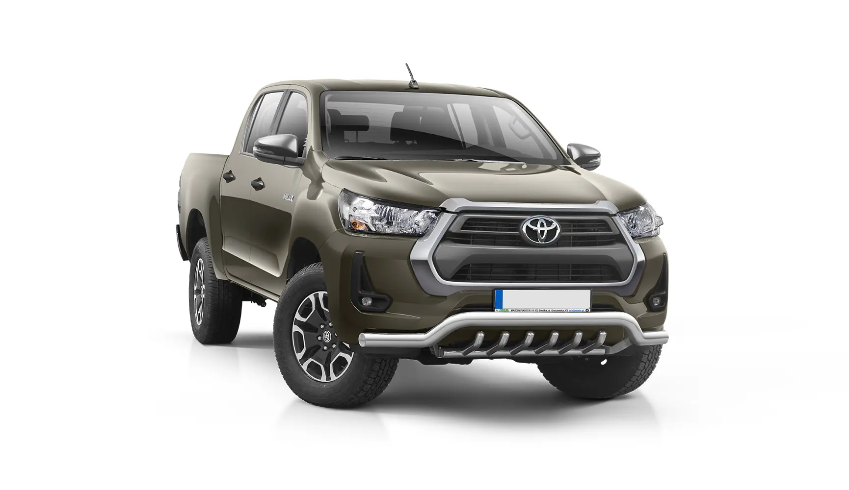 Frontfangerbeskytter rør nedre Toyota Hilux VIII Facelift 2020 -> │ med underseksjonsgrill