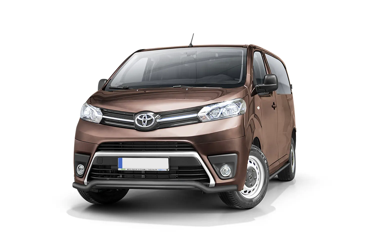 Frontfangerbeskytter rør nedre Toyota Proace / Proace Verso II 2016 -> │ Black Edition