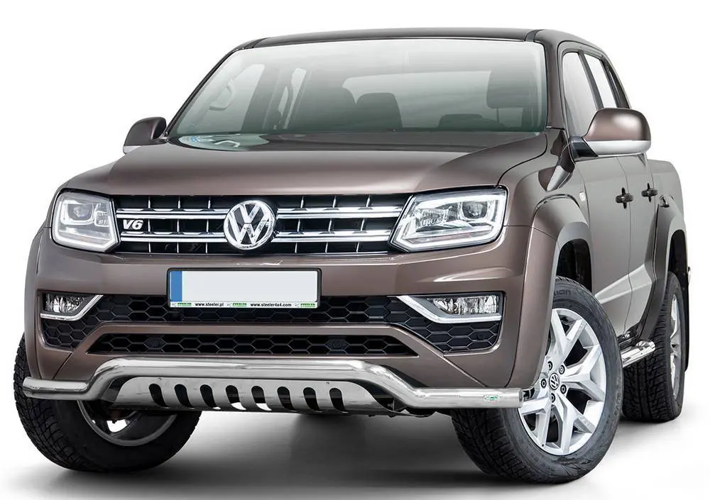 Frontfangerbeskytter rør nedre VW Amarok V6 2016 - 2020 | med underseksjonsplate