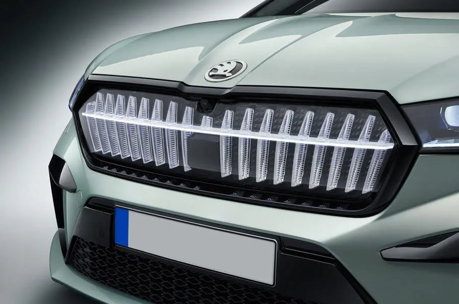 Frontgrill Škoda Enyaq iV LED Crystal Face Image 1