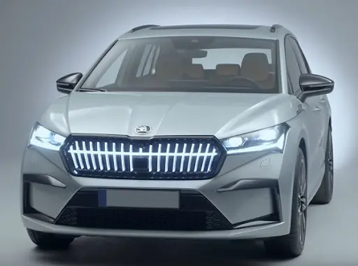 Frontgrill Škoda Enyaq iV LED Crystal Face Image 12