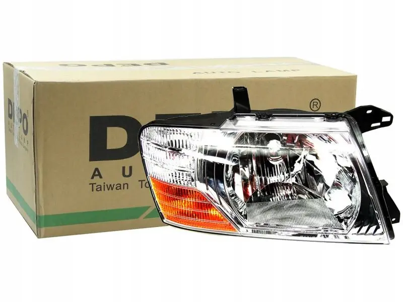 Frontlykt Mitsubishi Pajero III 2001 - 2006 │ Høyre side - H4 Headlight