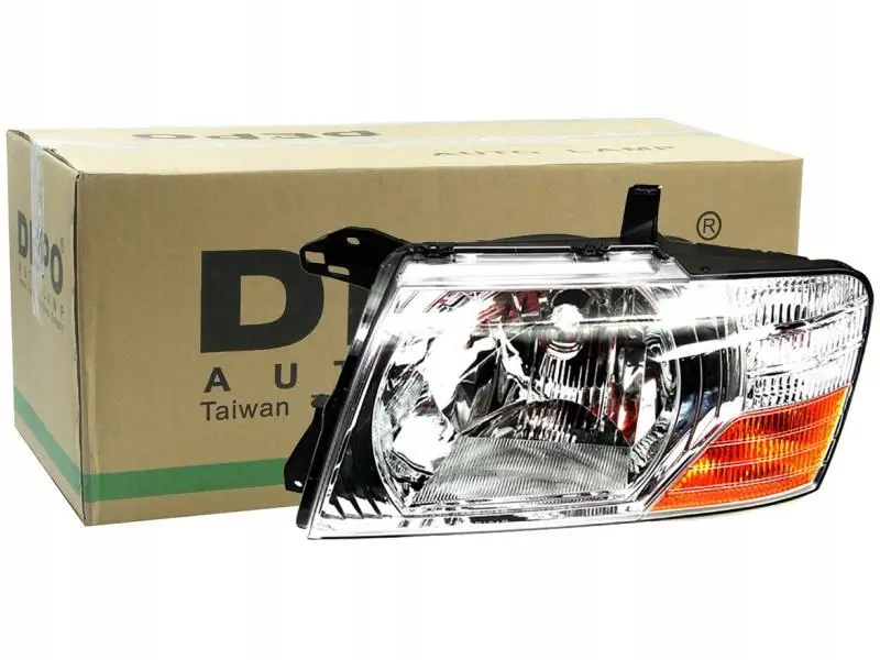 Frontlykt Mitsubishi Pajero III 2001 - 2006 │ Venstre side - H4 Headlight