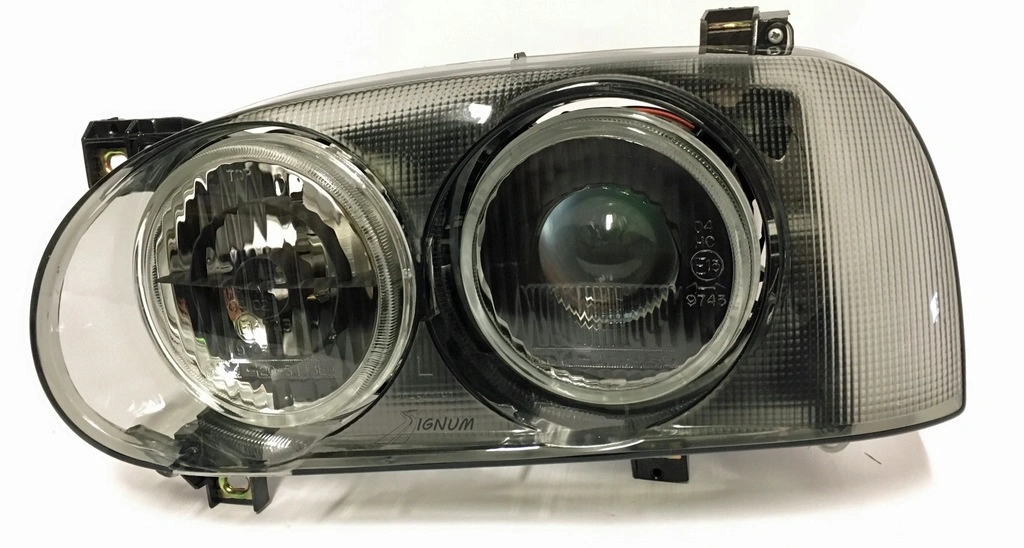 Frontlykt sett VW Golf III 1991 - 1993 │ Headlight Set Smoked Black - sett 2 stk. – bilde 2