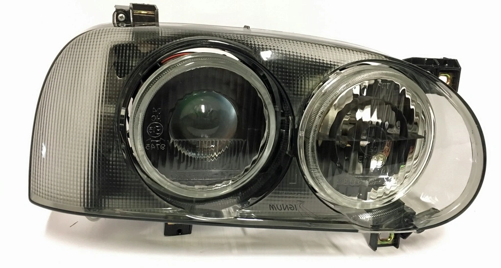 Frontlykt sett VW Golf III 1991 - 1993 │ Headlight Set Smoked Black - sett 2 stk. – bilde 3