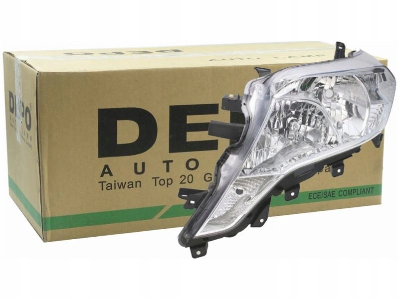 Frontlykt Toyota Land Cruiser J150 2013 - 2017 │ Venstre side Halogen - Headlight