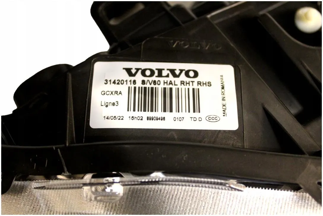 Frontlykt Volvo S60 / S60 Cross Country / V60 / V60 Cross Country 2011-2018 │ Genuine® venstre side – bilde 2