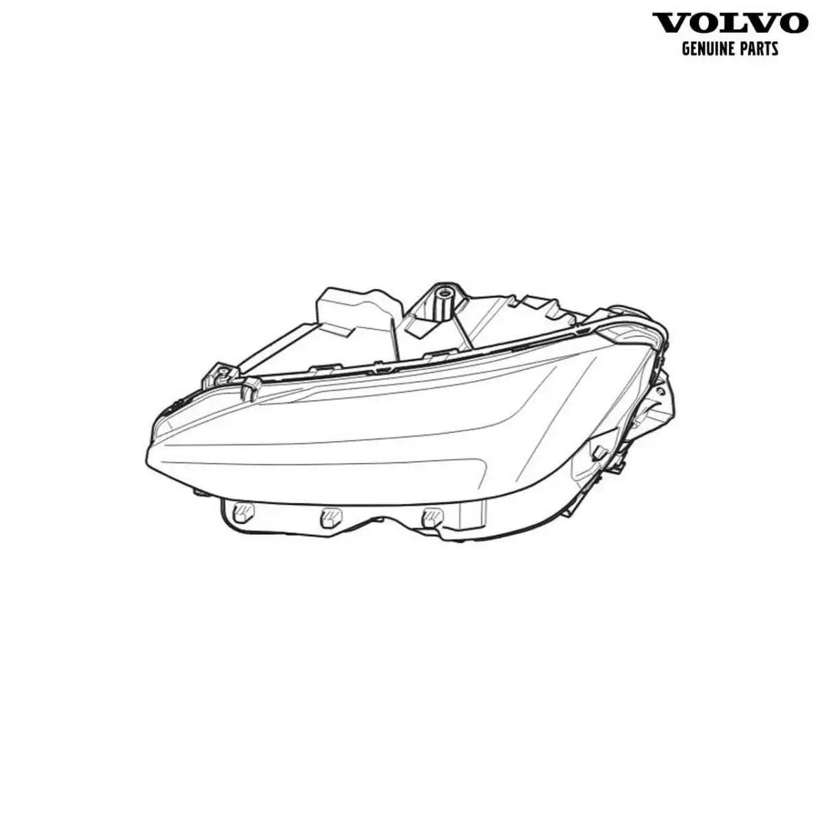 Frontlykt Volvo S90 / Volvo V90 II / V90 Cross County 2016 - 2022 │ Venstre side - Genuine® Thors Hammer Full-LED Image 2