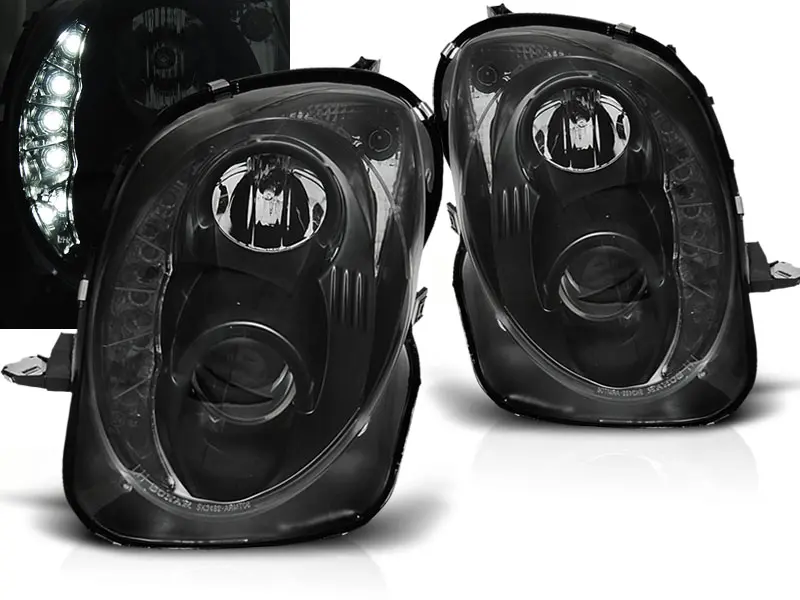 Frontlykter ALFA ROMEO MITO 2008-2019 TRU DRL BLACK