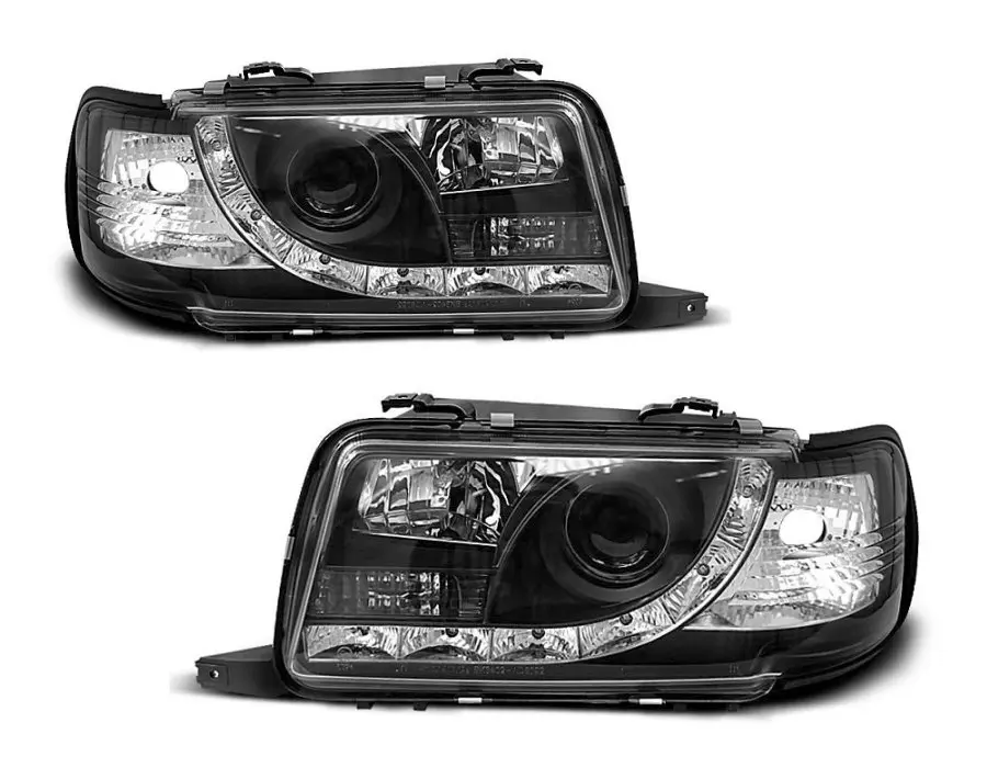 Frontlykter AUDI 80 (B4) 1991-1996 DAYLIGHT BLACK