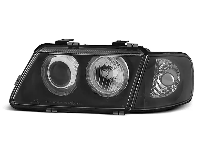 Frontlykter AUDI A3 (8L) 1996-2000 ANGEL EYES BLACK – bilde 7