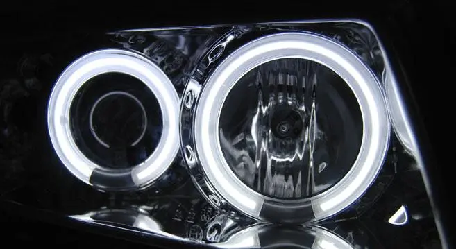 Frontlykter AUDI A3 (8L) 1996-2000 ANGEL EYES CCFL CHROME Image 6
