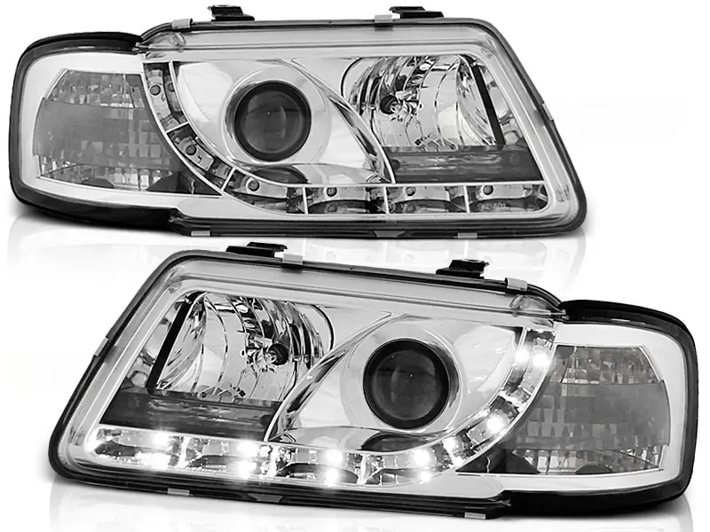 Frontlykter AUDI A3 (8L) 1996-2000 DAYLIGHT CHROME