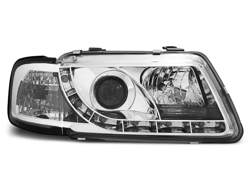 Frontlykter AUDI A3 (8L) 1996-2000 TRU DRL CHROME – bilde 6