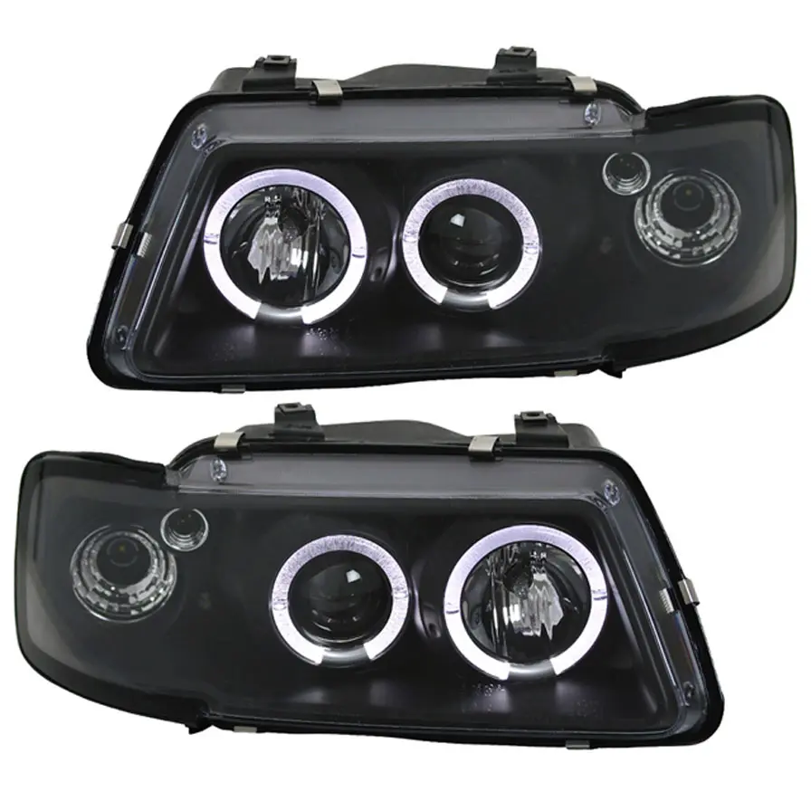 Frontlykter Audi A3 8L 1996 - 2003 │ ANGEL EYES BLACK – bilde 2