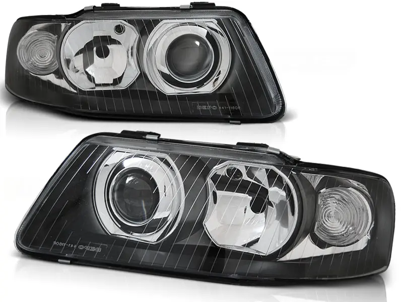 Frontlykter Audi A3 8L 2000 - 2003 │ BLACK – bilde 2
