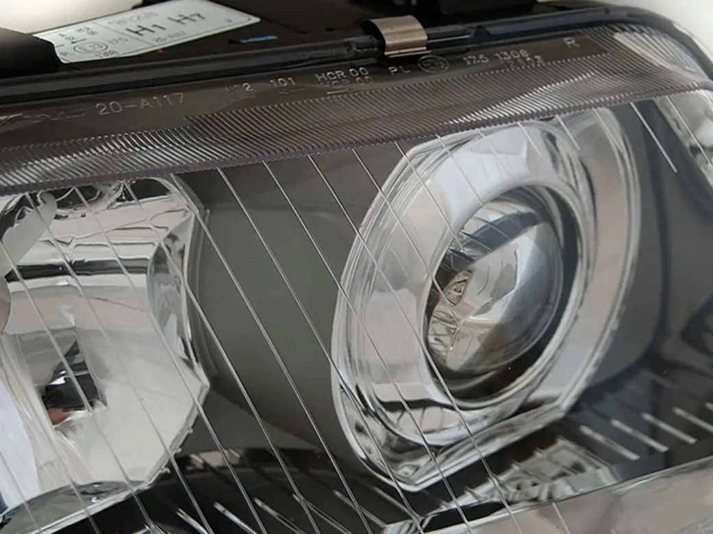 Frontlykter AUDI A3 (8L) 2000-2003 CHROME LEFT SIDE TYC – bilde 3