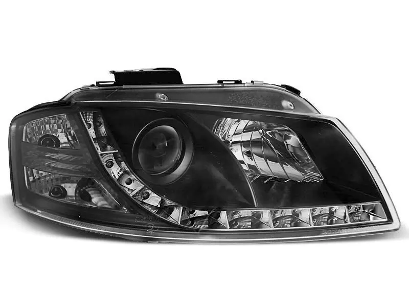 Frontlykter AUDI A3 (8P) 2003-2008 DAYLIGHT BLACK – bilde 3