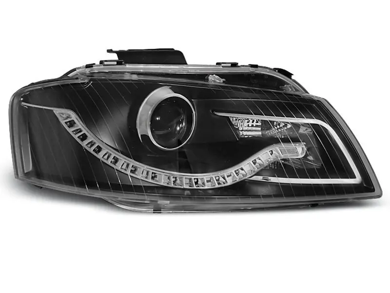 Frontlykter Audi A3 8P 2003 - 2008 │ DAYLIGHT BLACK – bilde 6