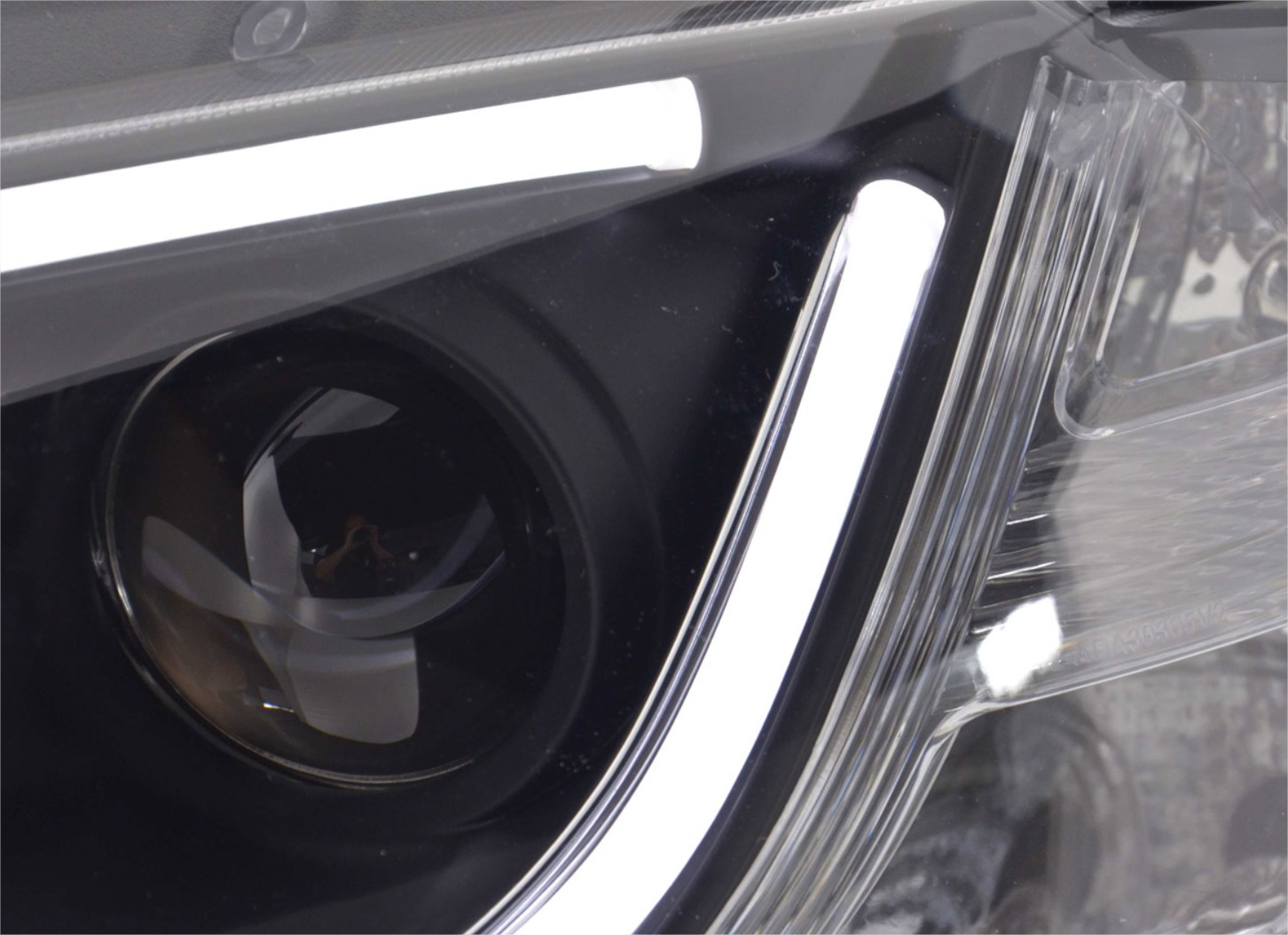Frontlykter AUDI A3 (8P) 2003-2008 TUBE LIGHT BLACK – bilde 6