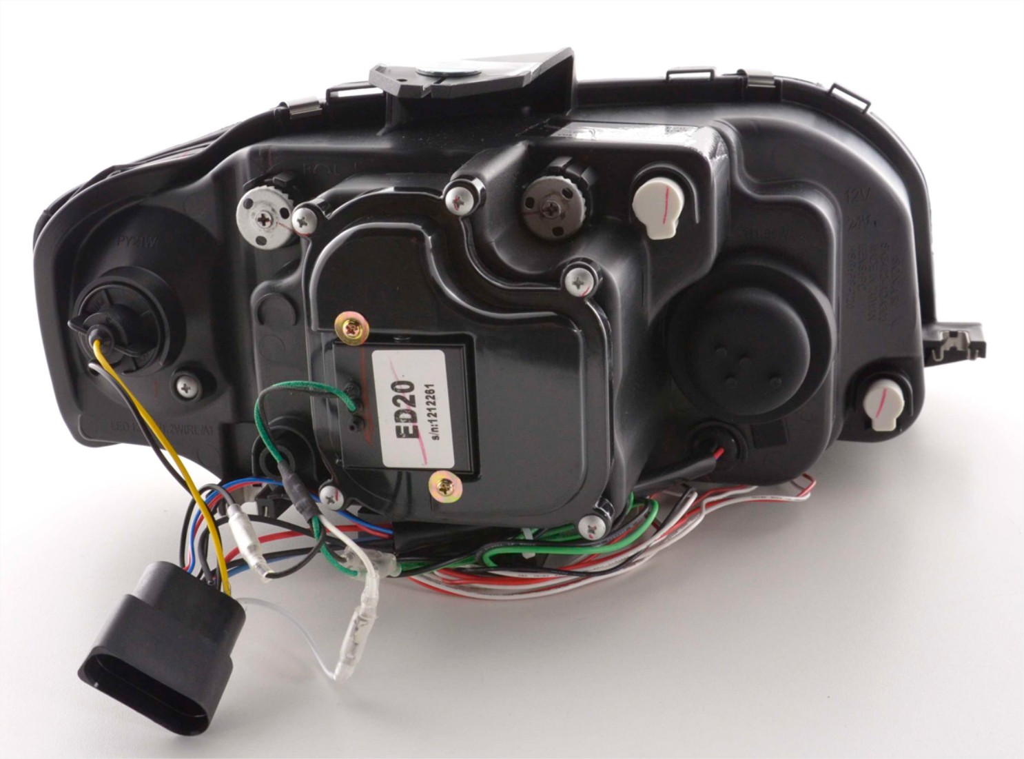 Frontlykter AUDI A3 (8P) 2003-2008 TUBE LIGHT BLACK – bilde 7