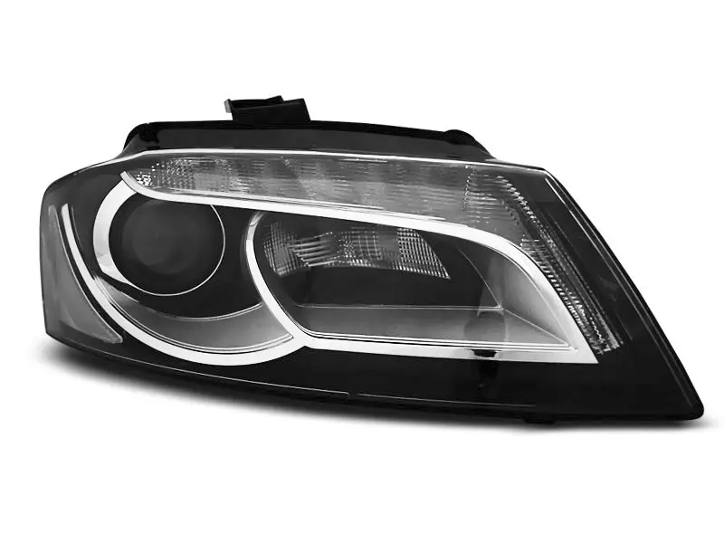Frontlykter AUDI A3 (8P) 2008-2012 BLACK TRU DRL – bilde 6