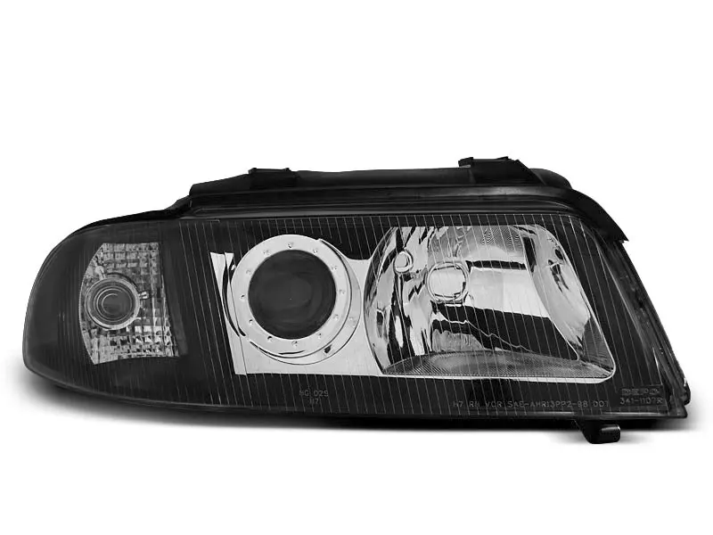 Frontlykter AUDI A4 1999-2000 BLACK – bilde 2