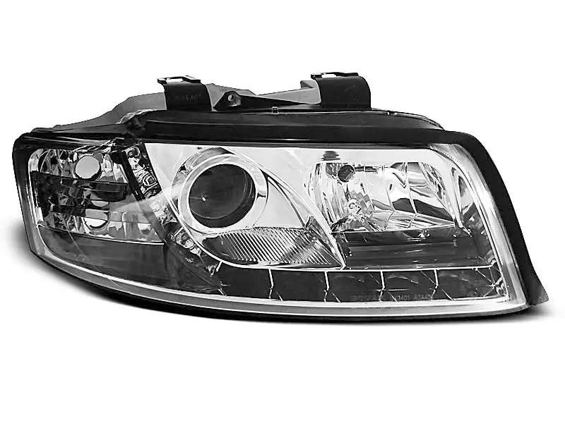 Frontlykter AUDI A4 2000-2004 DAYLIGHT CHROME – bilde 2