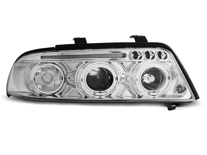 Frontlykter AUDI A4 (B5) 1999-2000 ANGEL EYES CHROME – bilde 2