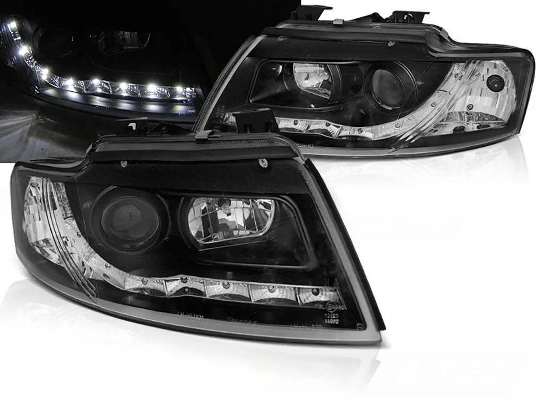 Frontlykter AUDI A4 (B6) CABRIO 2002-2006 DAYLIGHT BLACK