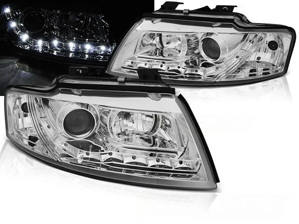 Frontlykter AUDI A4 (B6) CABRIO 2002-2006 DAYLIGHT CHROME