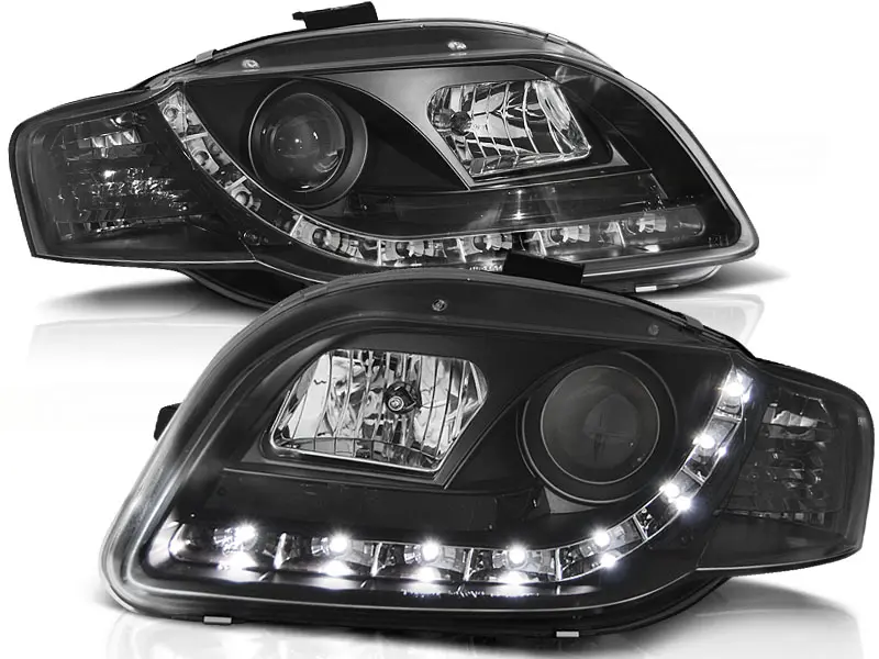 Frontlykter Audi A4 B7 2004 - 2008 │ DAYLIGHT BLACK