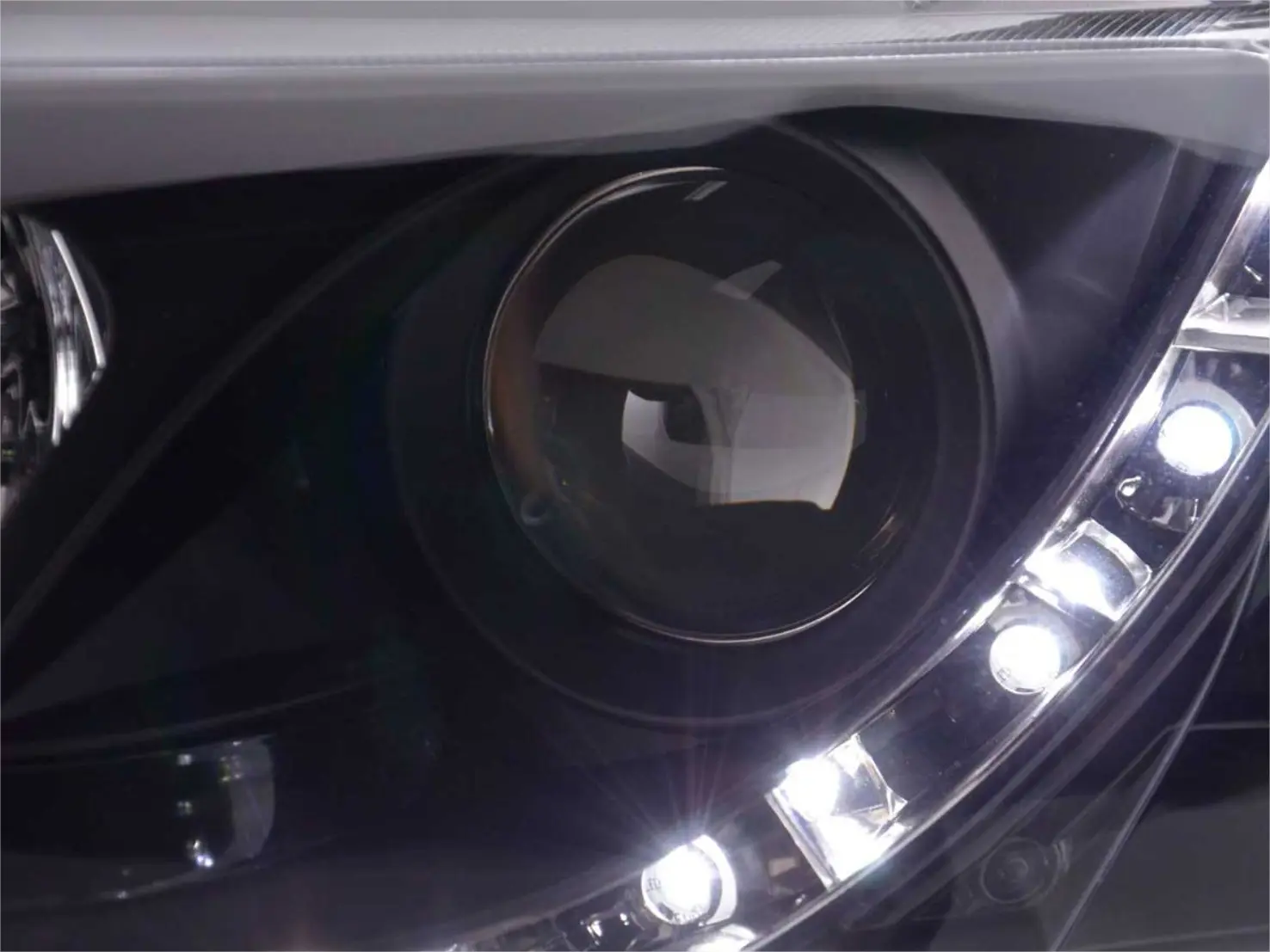 Frontlykter Audi A4 B7 2004 - 2008 │ DAYLIGHT BLACK – bilde 5