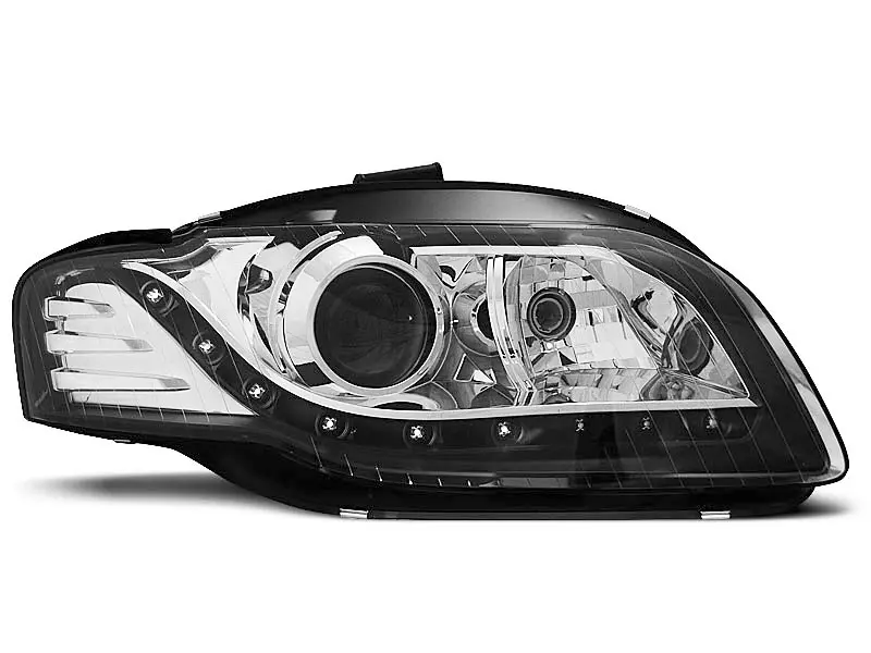 Frontlykter Audi A4 B7 2004 - 2008 │DAYLIGHT BLACK – bilde 5