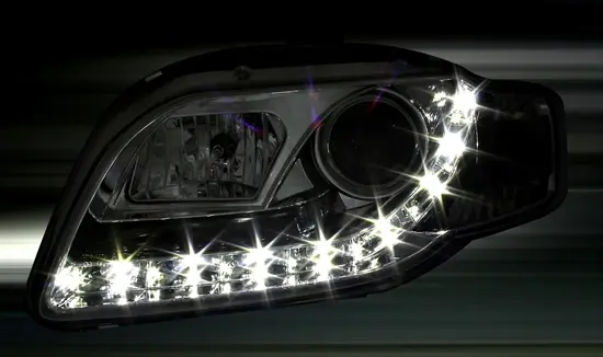 Frontlykter Audi A4 B7 2004 - 2008 │ DAYLIGHT CHROME – bilde 2