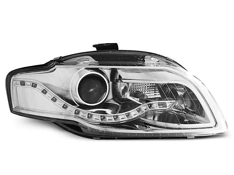 Frontlykter Audi A4 B7 2004 - 2008 │ DAYLIGHT CHROME – bilde 4