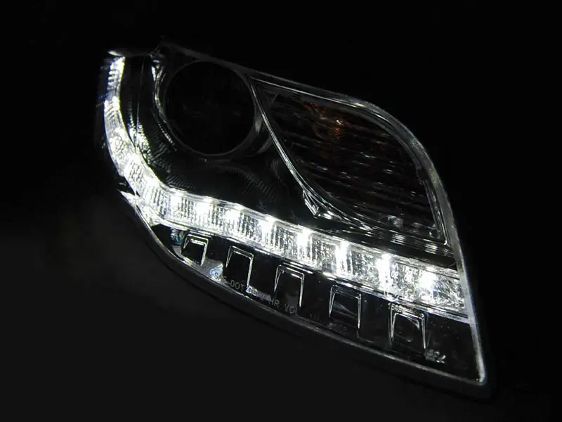 Frontlykter Audi A4 B7 2004 - 2008 │ DAYLIGHT CHROME – bilde 3