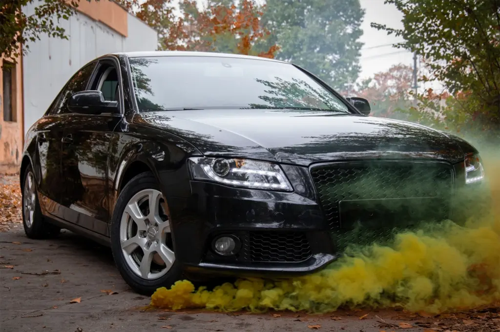 Frontlykter Audi A4 B8 2007 - 2012 TRU DRL BLACK HID XENON Image 11