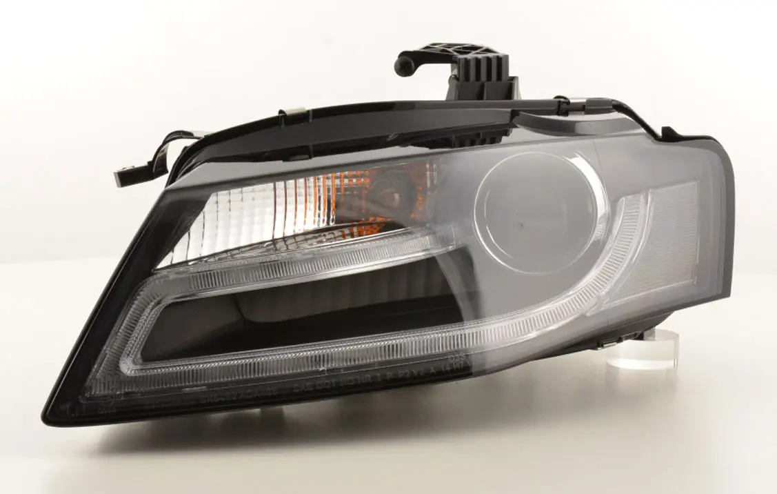 Frontlykter Audi A4 B8 2007 - 2012 TRU DRL BLACK HID XENON Image 7