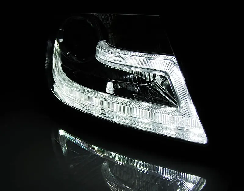 Frontlykter Audi A4 B8 2007 - 2012 TRU DRL CHROME HID XENON – bilde 4