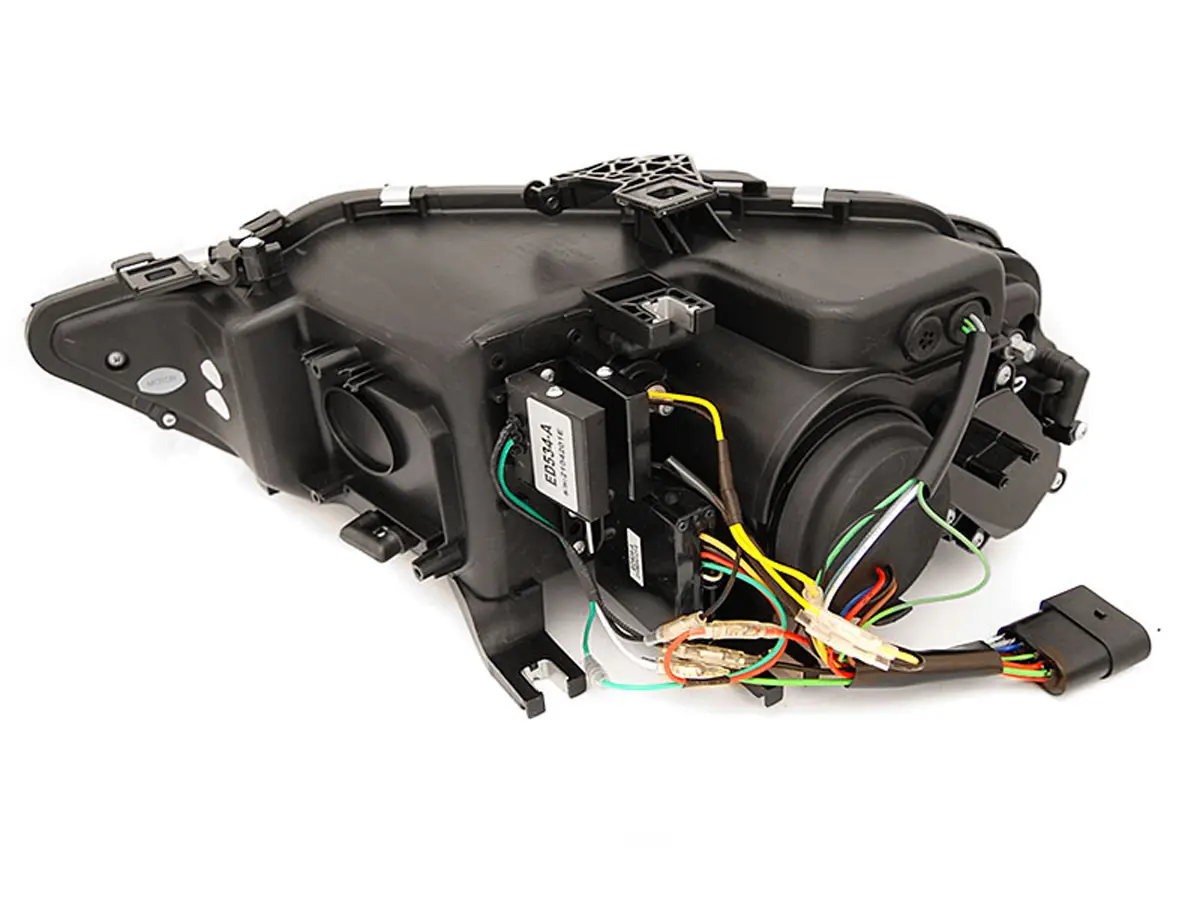 Frontlykter Audi A4 B8 Facelift 2012 - 2015 XENON LED BLACK SEQ – bilde 4