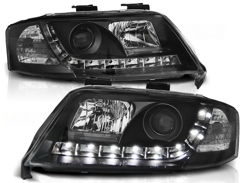 Frontlykter AUDI A6 1997-2001 DAYLIGHT BLACK