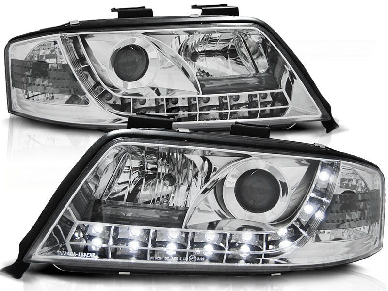 Frontlykter Audi A6 C5 1997 - 2001 │ DAYLIGHT CHROME