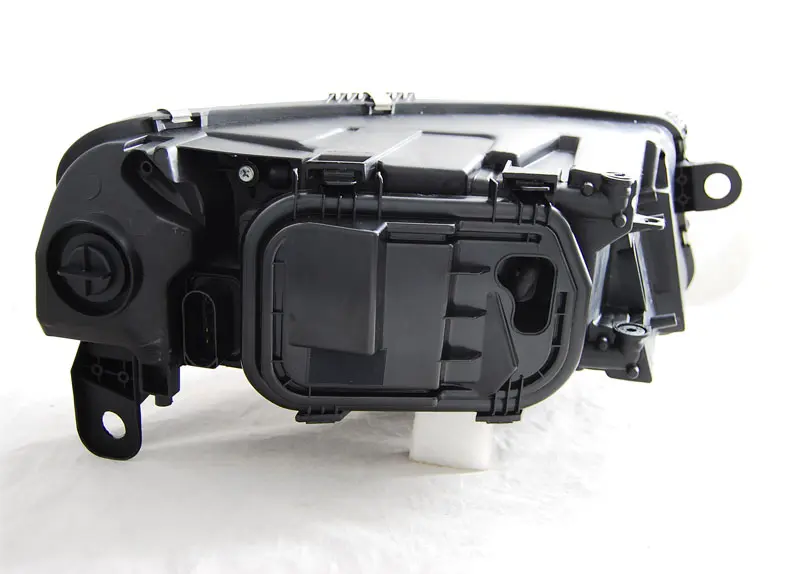 Frontlykter AUDI A6 (C6) 2004-2008 ANGEL EYES LED BLACK Image 2